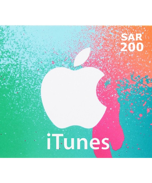 iTunes SAR 200 Card SA Key 